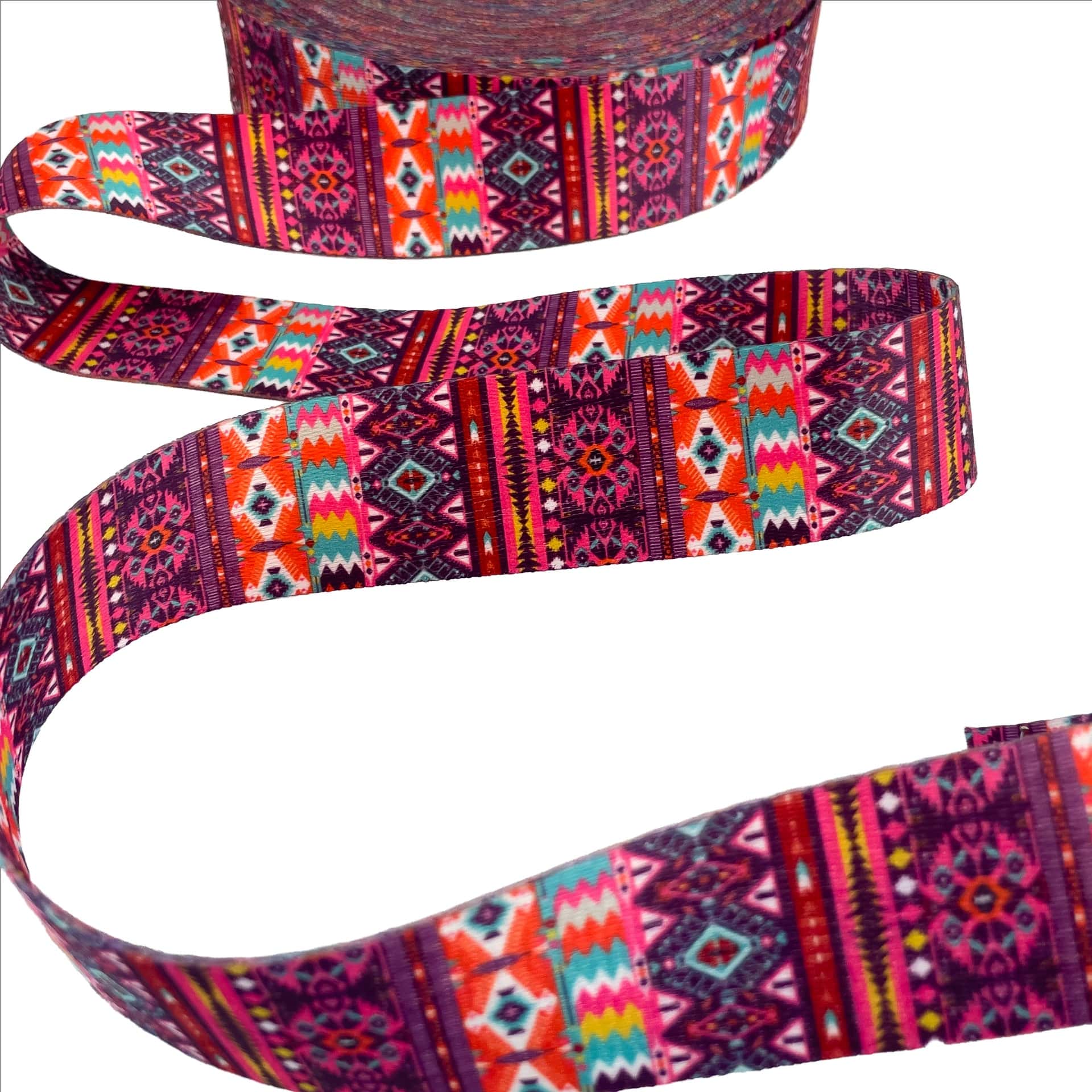 Bild von 1m Dekoband / Gurtband - 38mm breit - Aztec Muster 1