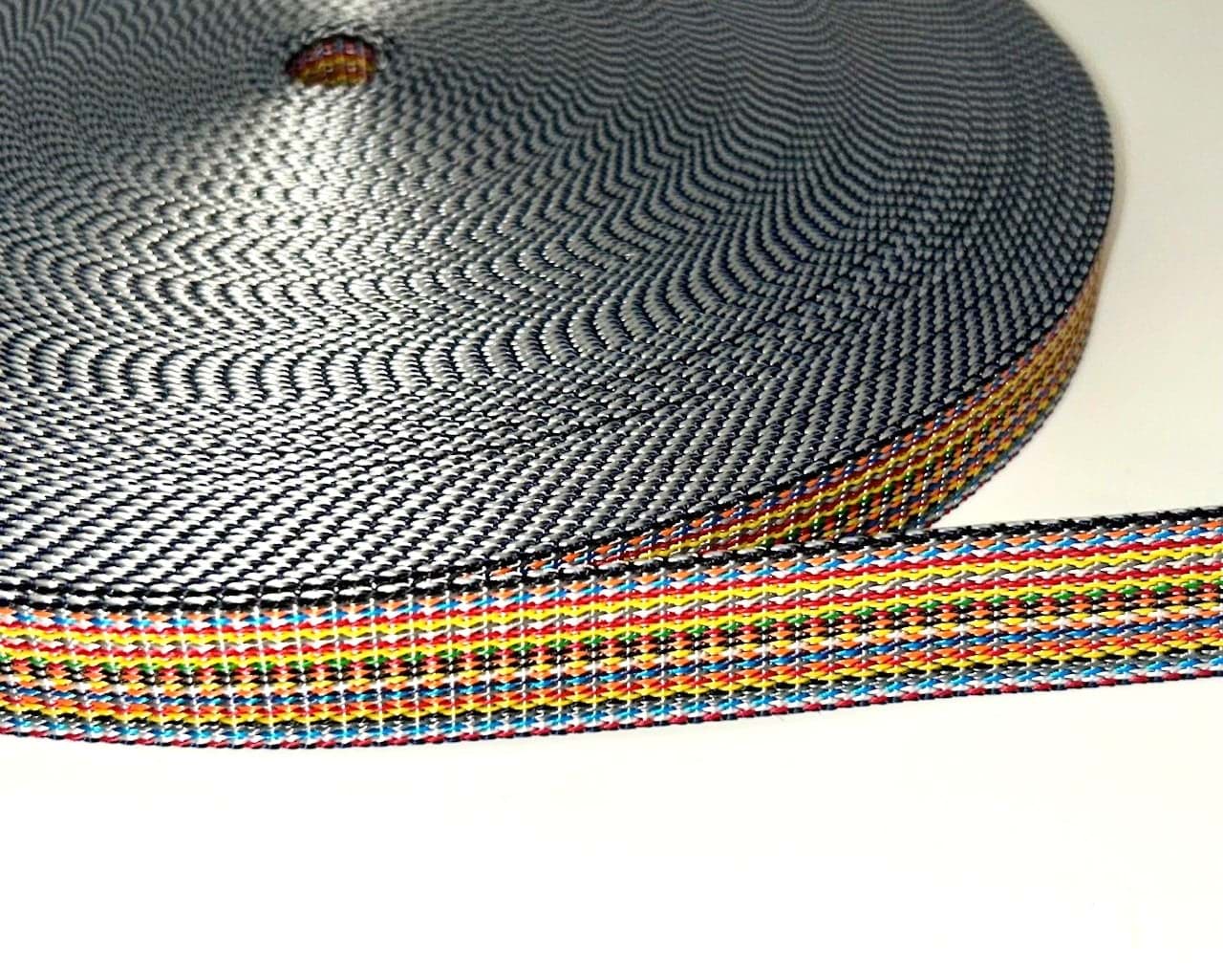 Bild von *Sonderposten* 50m PP Gurtband - 25mm breit - 1,6mm stark - bunt (UV)