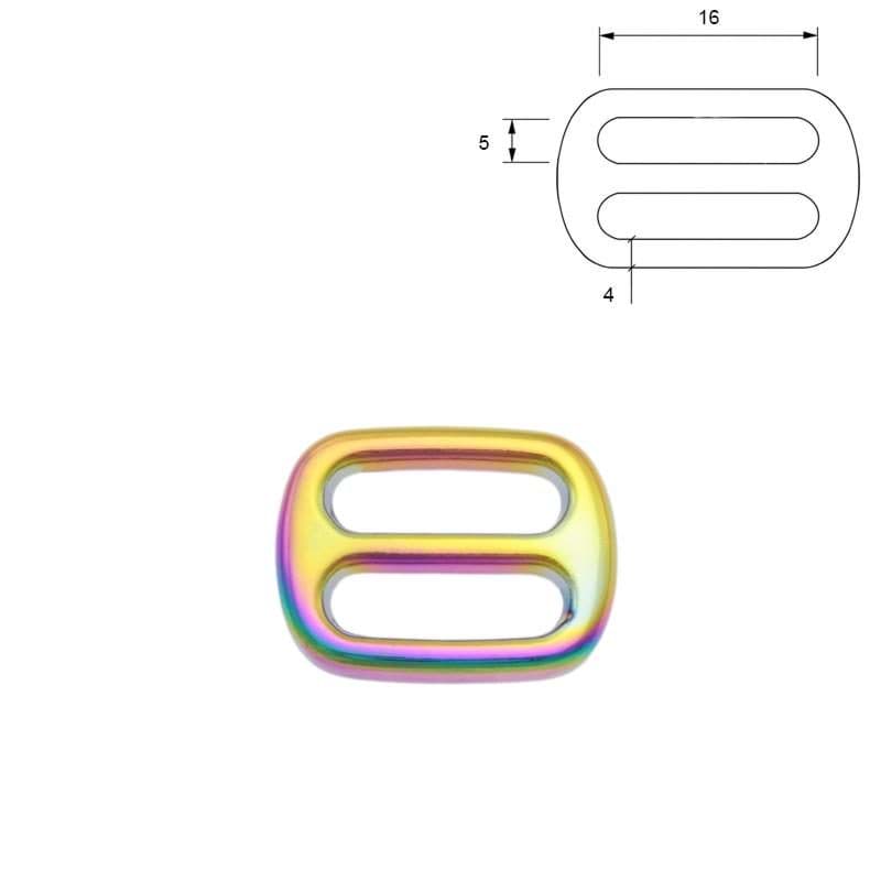 Bild von Regulator aus Zinkdruckguss - Neochrom - 16mm Durchlass - 10 Stück