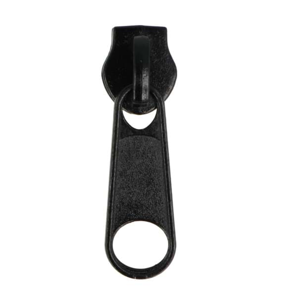 Bild von Zipper für 8mm Reißverschlüsse, Farbe: schwarz, 10 Stück