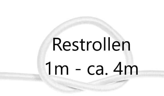 Bild von Restposten Gummikordel/-seil - 5mm dick, 30m - weiß