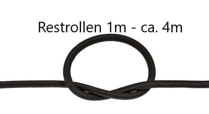 Bild von Restposten Gummikordel / Gummiseil - 5mm dick, 43m - schwarz