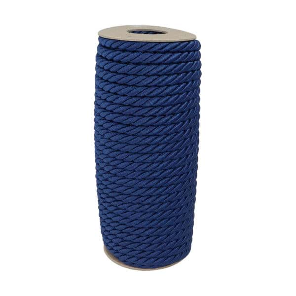 Bild von 7mm Kordel gedreht - Farbe: dunkelblau - 1m