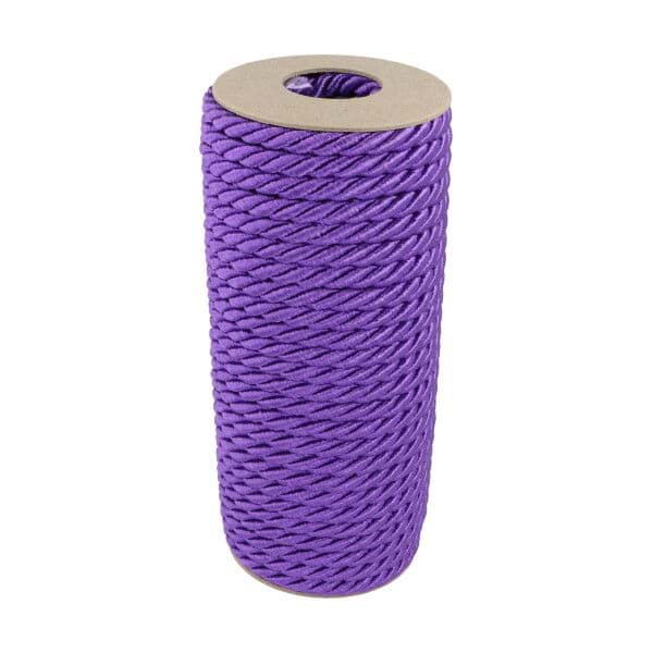 Bild von 7mm Kordel gedreht - Farbe: lila - 1m