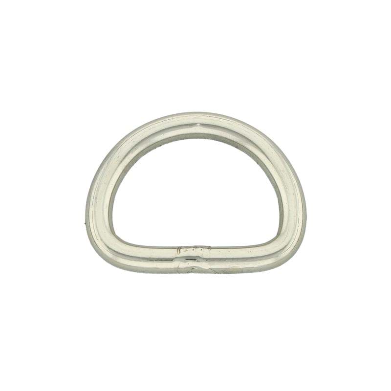 D-Ring aus Edelstahl aus V2A, 25 x 21mm Innenmaß - 5mm Stärke, 50 Stück