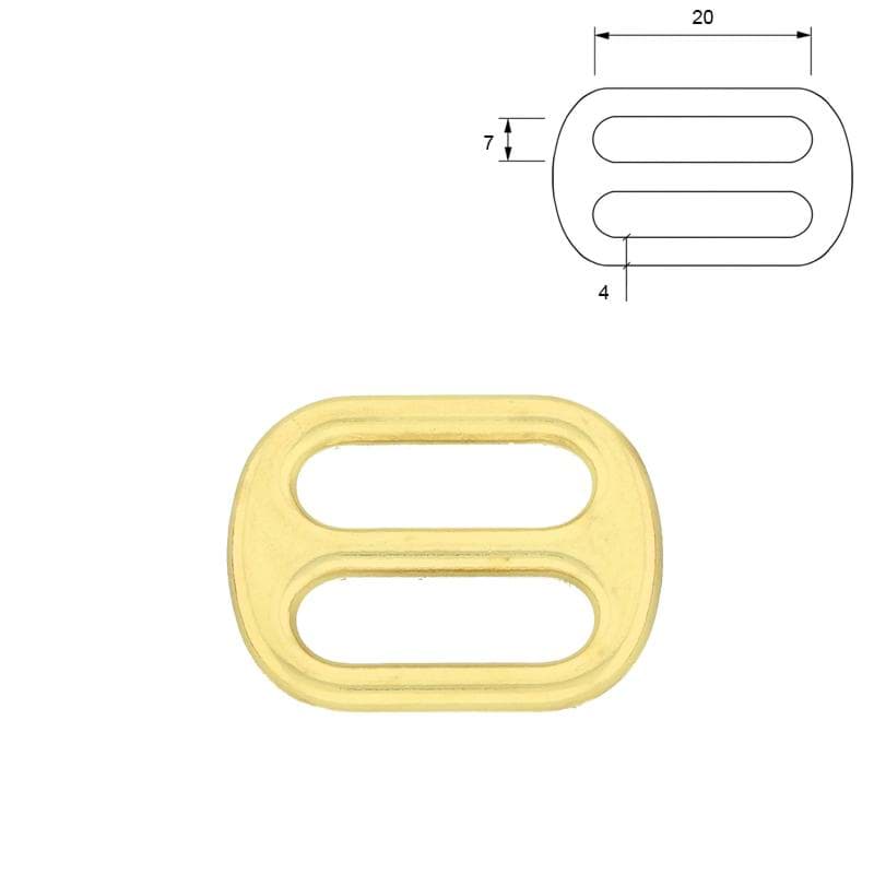 Regulator aus Messing - 20mm Durchlass - 10 Stück