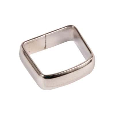 Schlaufe / Gurtbandschlaufe aus Stahl, für 10mm Gurtband - 1 Stück