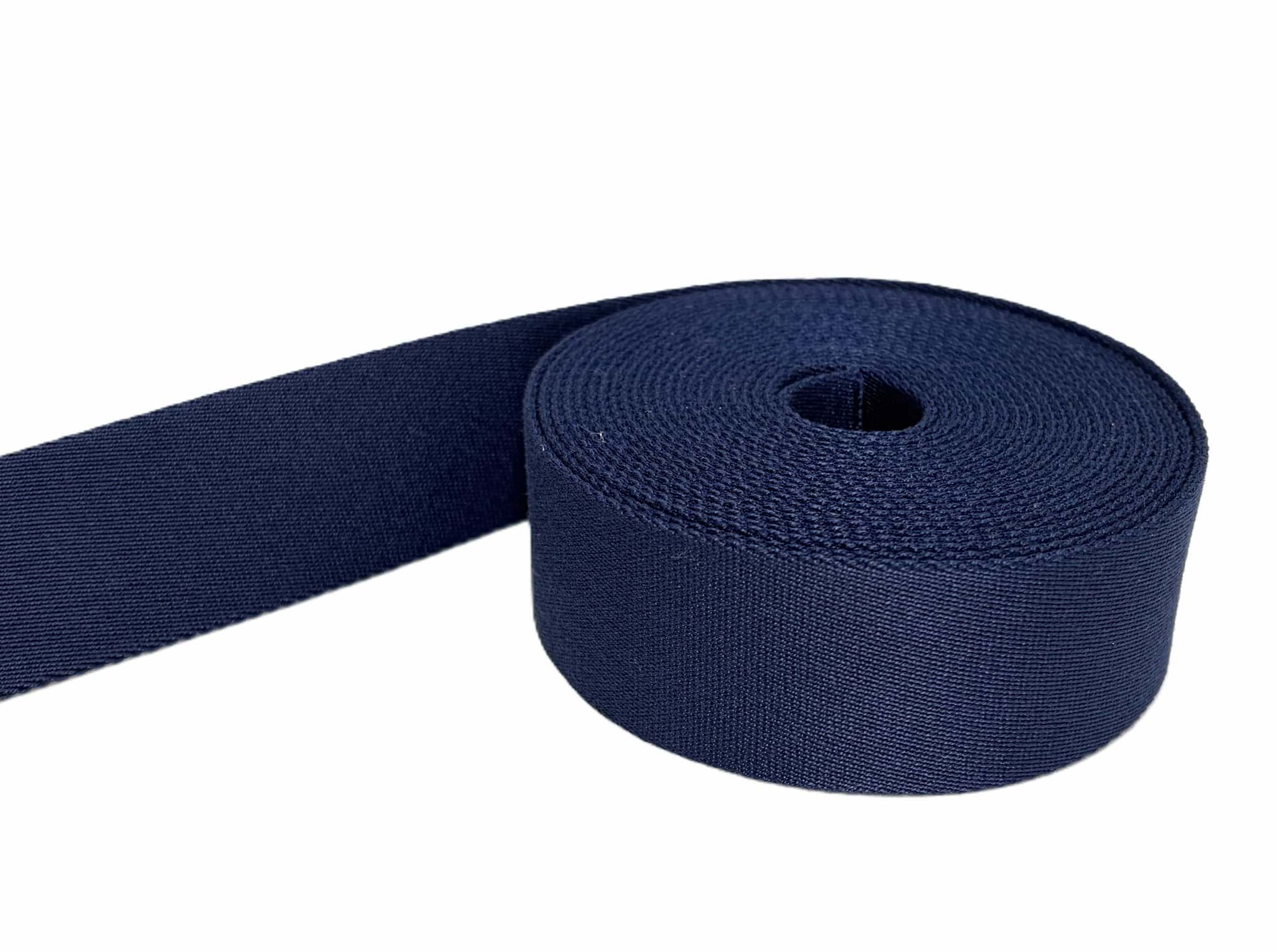 1m Gürtelband / Taschenband - 40mm breit - Farbe: marineblau