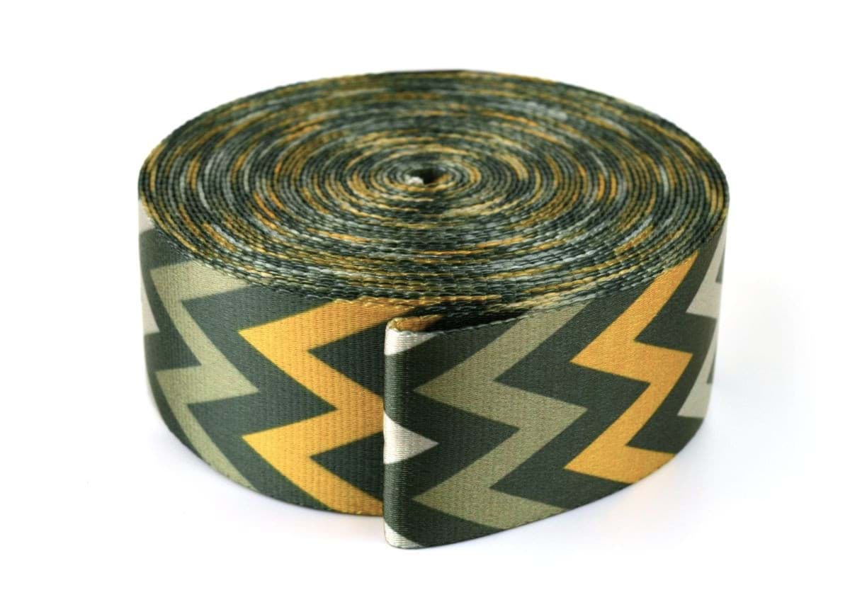 1m Taschenband / Gurtband - 49mm breit - Zacken