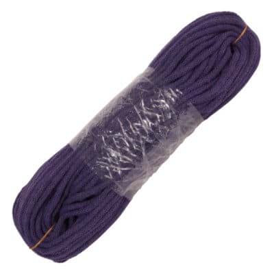 50m Baumwollschnur / BW-Kordel - 5mm dick mit Kern - Farbe: Lila