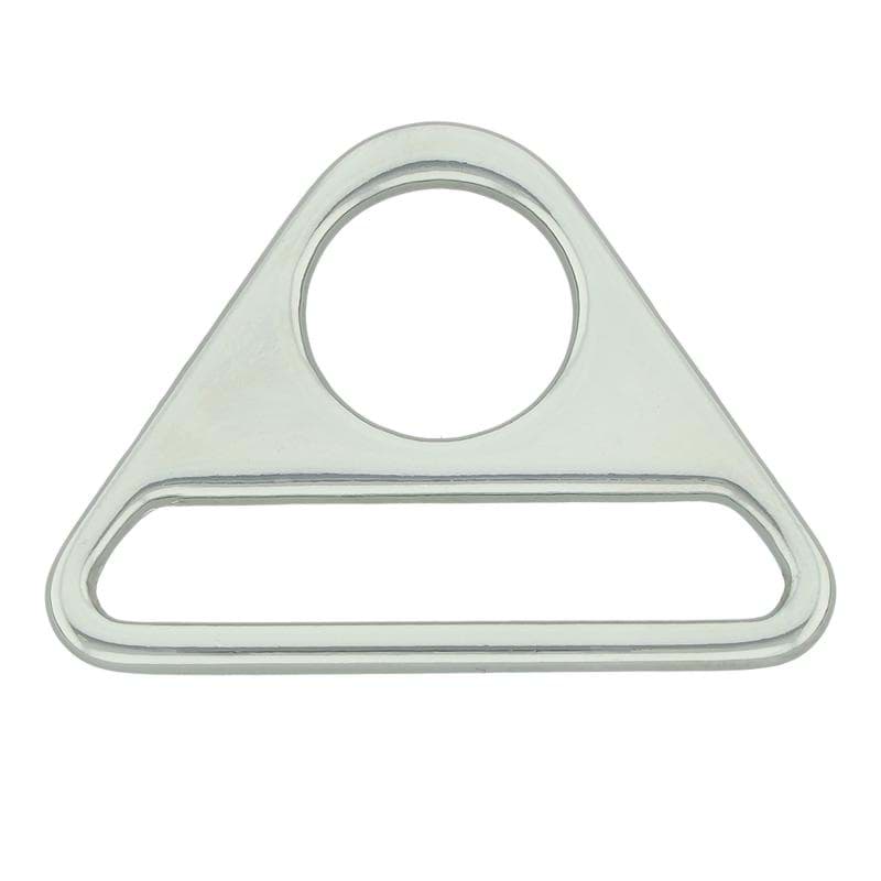 Triangel aus Zinkdruckguss - verchromt- 40mm Durchlass - 10 Stück