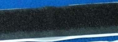 25m Selbstklebendes Alfagrip  Flauschband - ATA Kleber - 50mm breit - schwarz