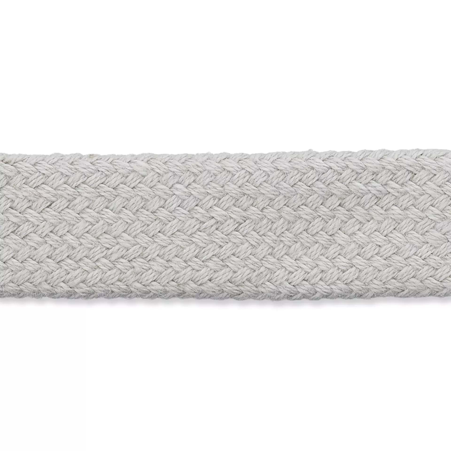 3m Flachkordel aus Baumwolle - 15mm breit - Farbe: taupe