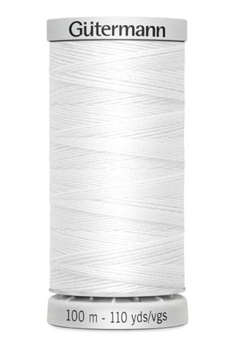 Gütermann Garn - Extra Stark 100m Spule - Farbe: weiß 800