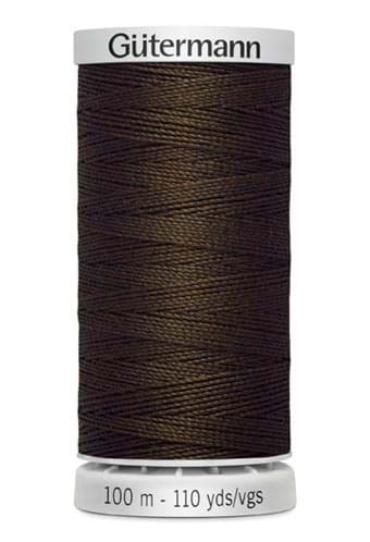 Gütermann Garn - Extra Stark 100m Spule - Farbe: braun 406