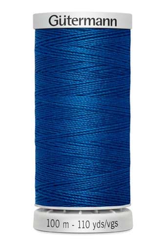 Gütermann Garn - Extra Stark 100m Spule - Farbe: blau 214