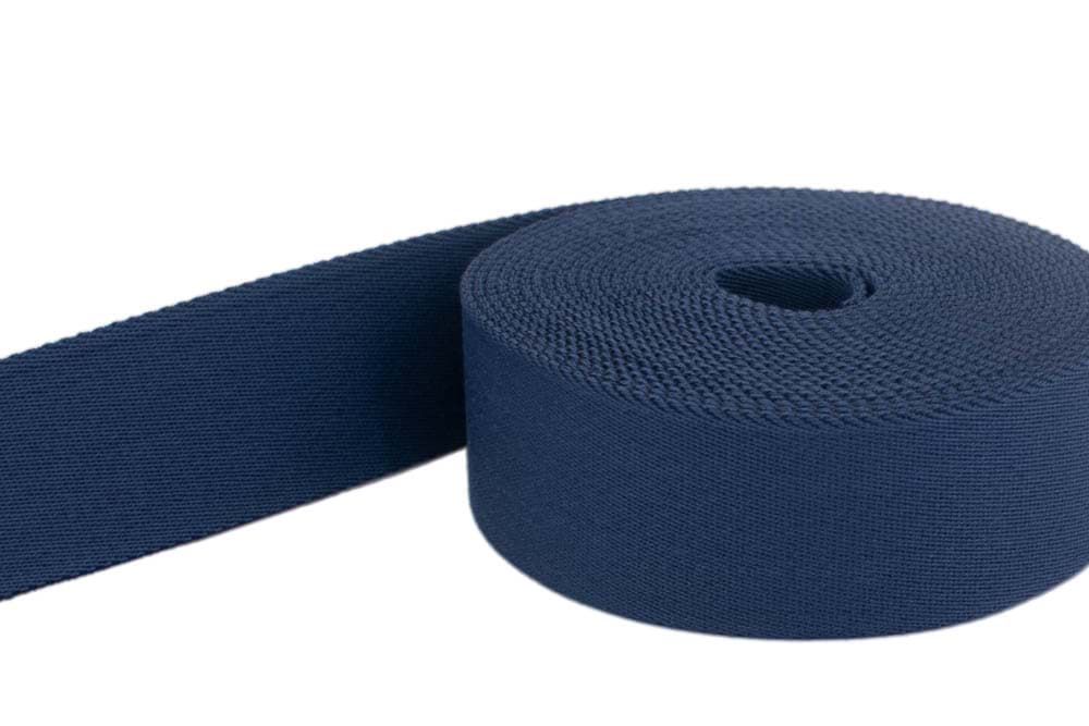 3m Gürtelband / Taschenband - 30mm breit - Farbe: dunkelblau