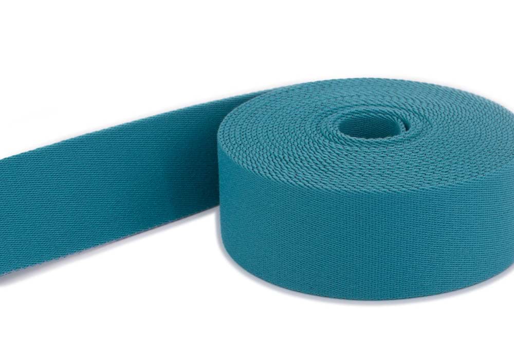3m Gürtelband / Taschenband - 30mm breit - Farbe: petrol hell