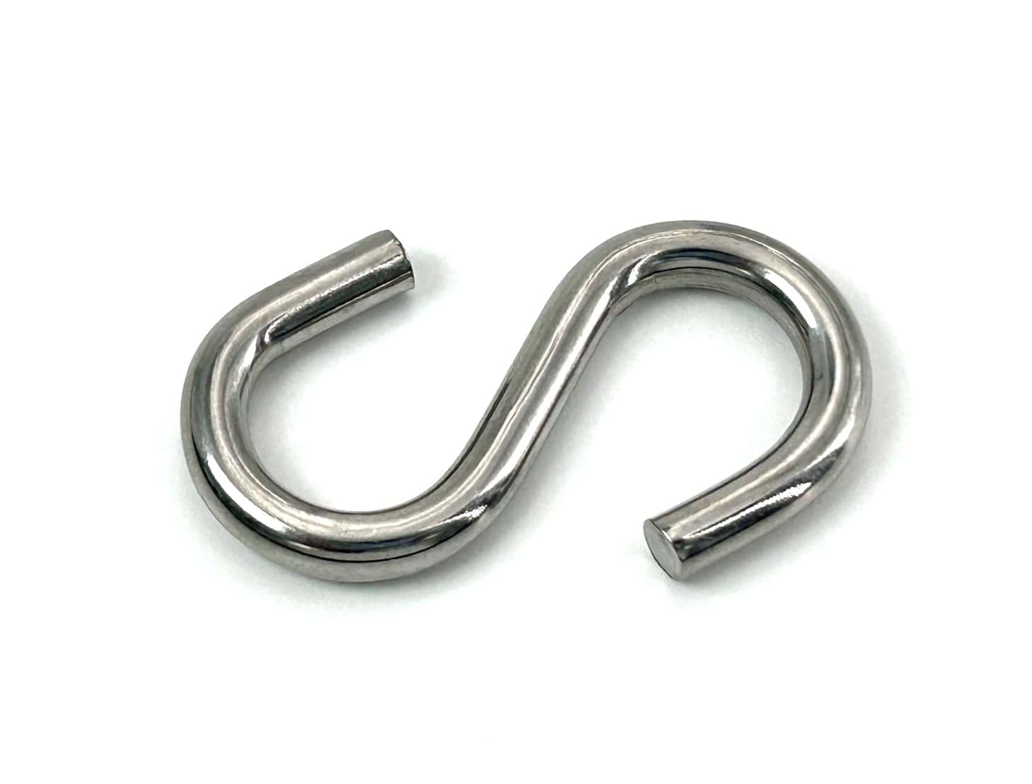 S-Haken V4A Edelstahl - symmetrisch - 30x3mm - 10 Stück