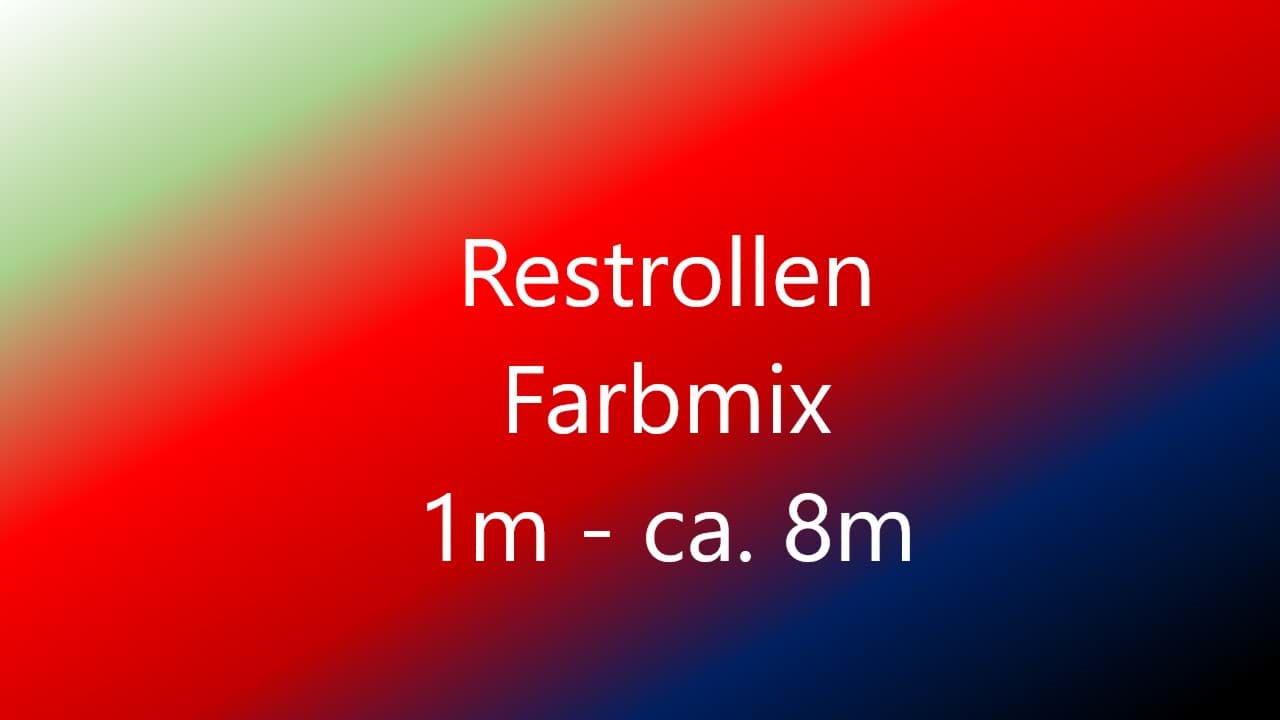 Restpostenbox Schrägband aus Baumwolle  20mm breit, 7 Farben - 50m