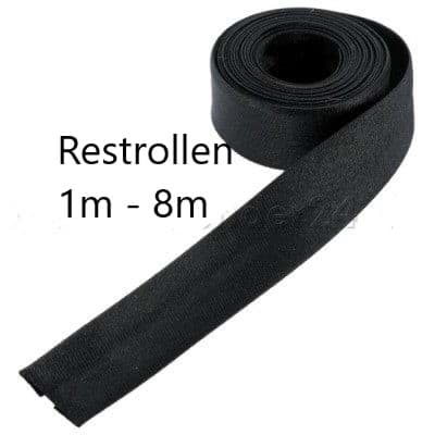 Restpostenbox Einfassband - 20mm breit - PES schwarz - 50m