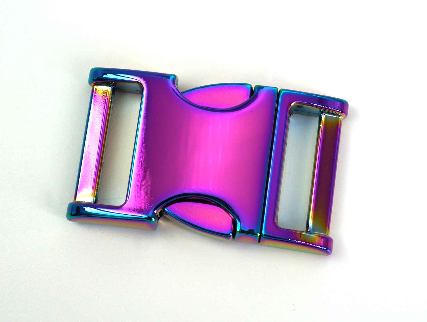 Zinc Max Steckschließer - 25mm Durchlass - neochrom - 1 Stück