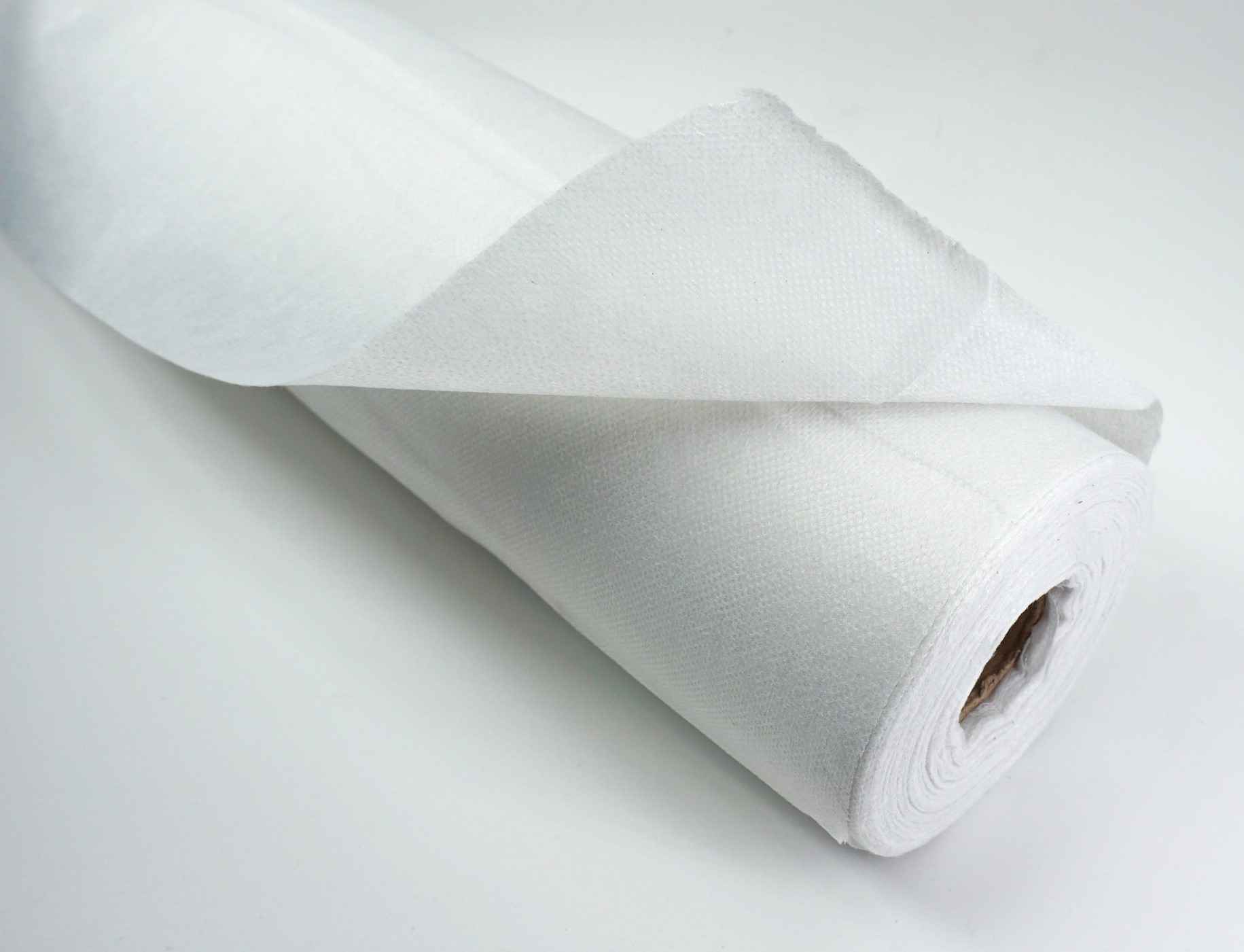 30m Rolle Vliesstoff zum Aufbügeln / Bügelvlies - 40g/m² - weiß