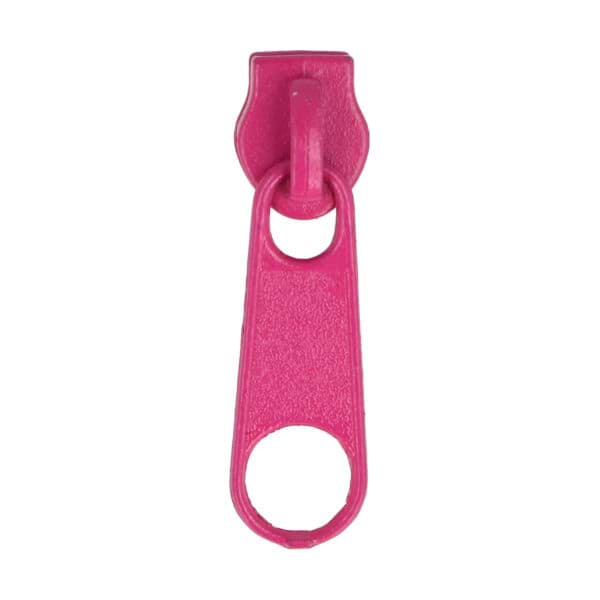 Zipper für 3mm Reißverschlüsse, Farbe: pink - 10 Stück