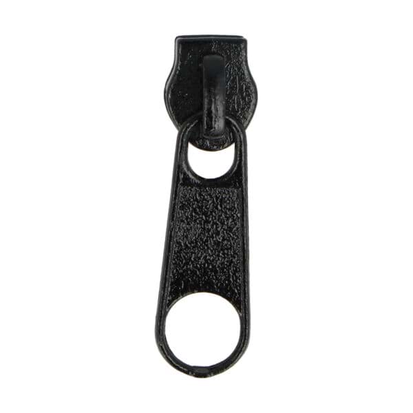 Zipper für 3mm Reißverschlüsse, Farbe: Schwarz - 100 Stück