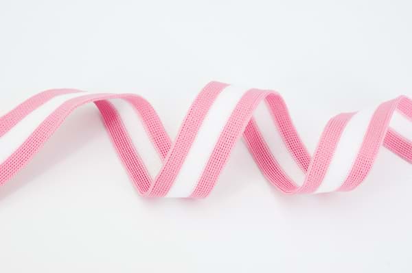 Elastisches Streifenband - 25mm breit - Rosa - 3m Länge