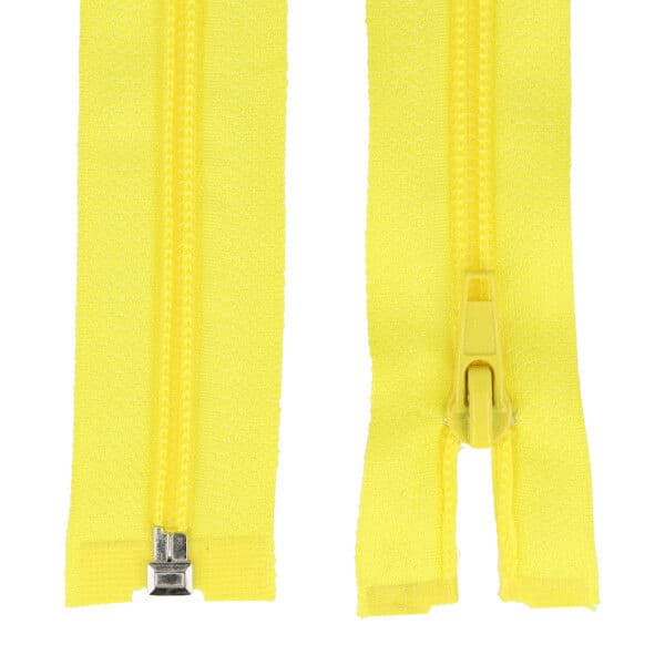 Reißverschluss teilbar - 30cm lang - Farbe: gelb - 10 Stück