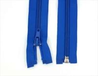 Reißverschluss teilbar - 30cm lang - Farbe: blau - 1 Stück