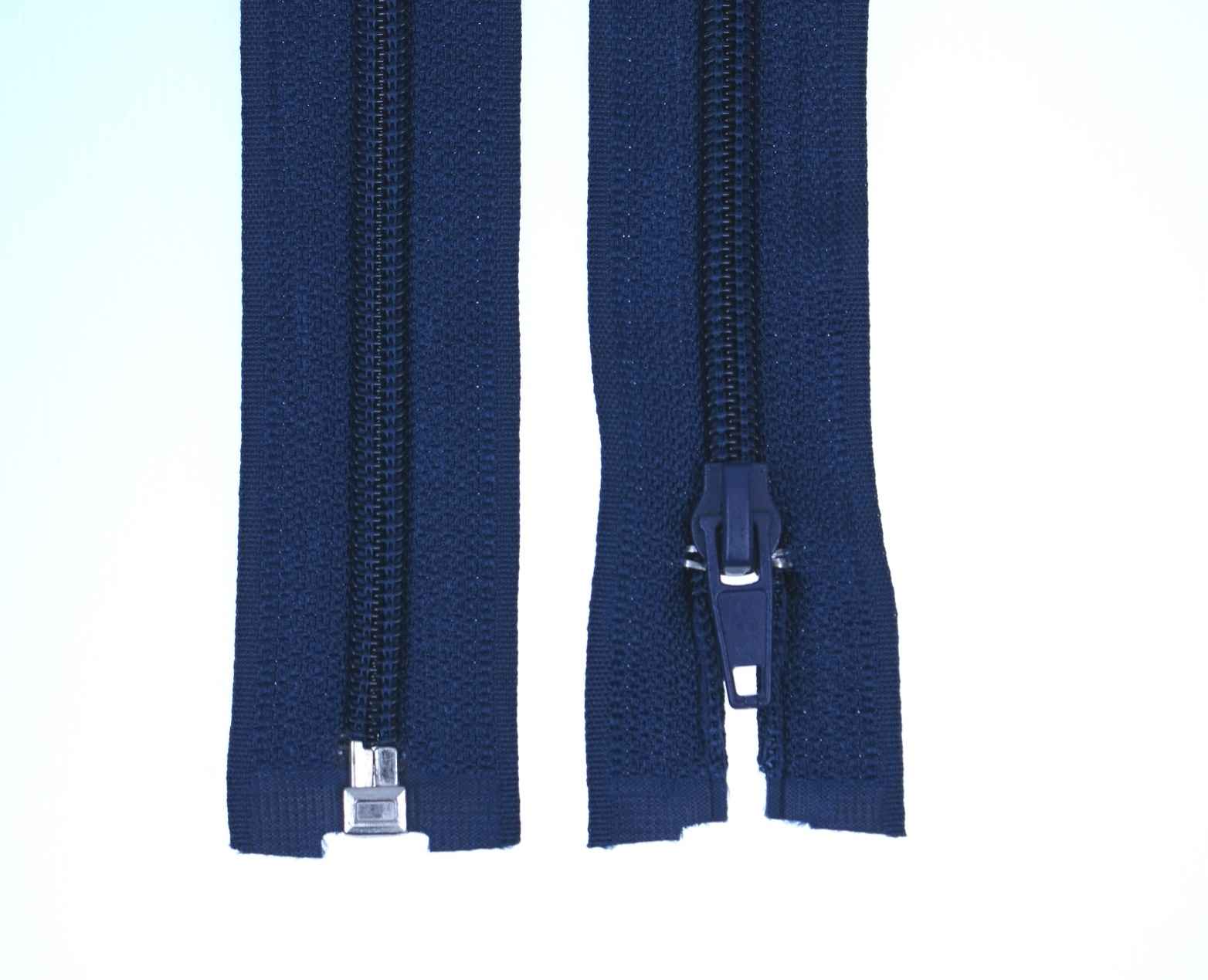 Reißverschluss teilbar - 25cm lang - Farbe: dunkelblau - 10 Stück