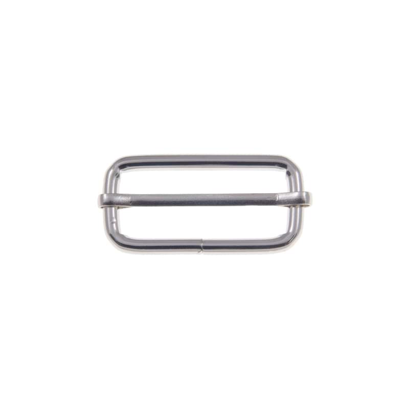 Regulator / Schieber aus Stahl - 41x16x4mm - für 40mm Gurtband - 50 Stück