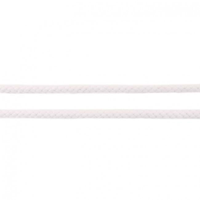5m Baumwollkordel - 8mm dick - Farbe: Weiß