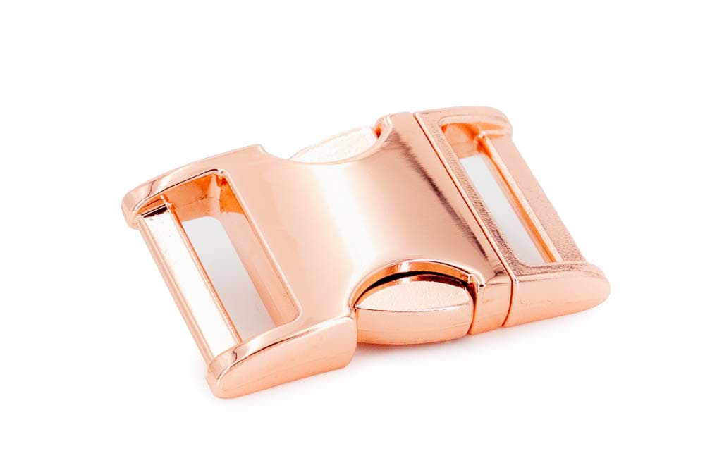 Zinc Max Steckschließer - 15mm Durchlass - rosegold - 1 Stück