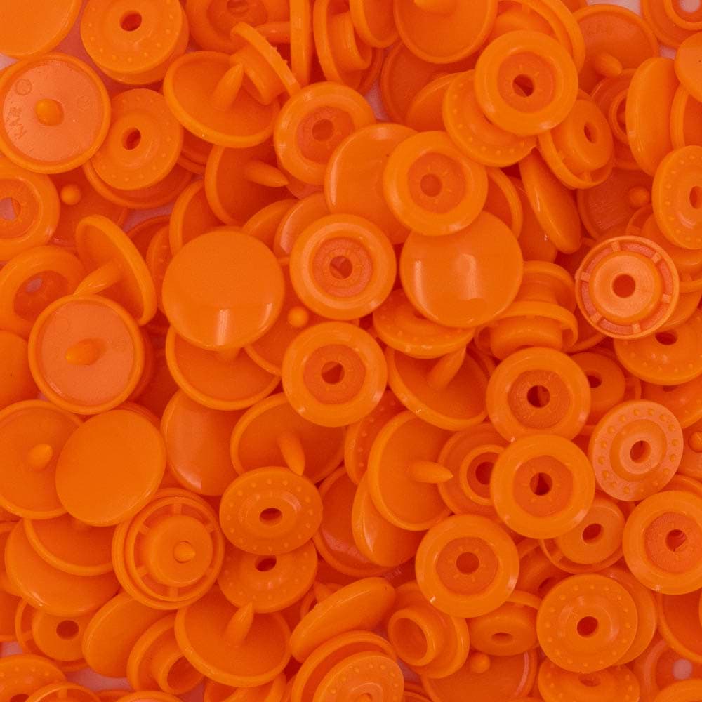 KAM Snaps T5 Druckknöpfe 12,4mm - 50 Stück - orange