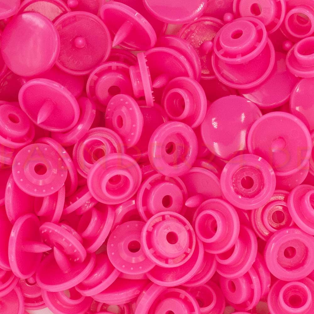 KAM Snaps T5 Druckknöpfe 12,4mm - 50 Stück - pink