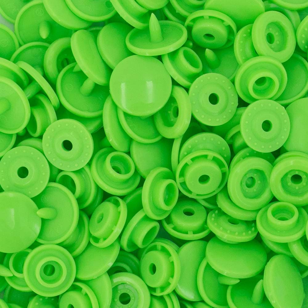 KAM Snaps T5 Druckknöpfe 12,4mm - 50 Stück - neongrün