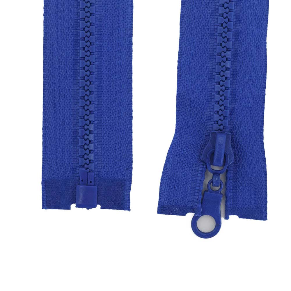 Jacken Reißverschluss teilbar - 70cm lang - Blau - 1 Stück