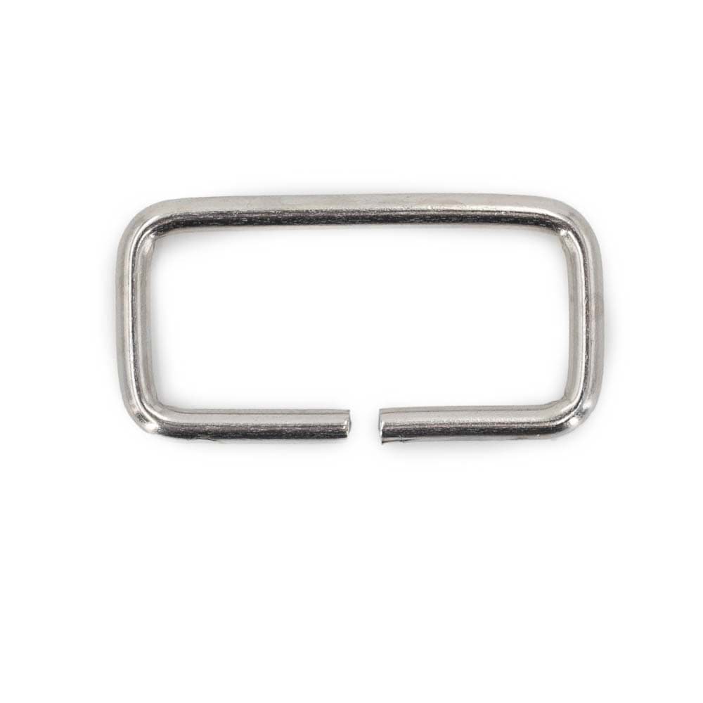 Vierkantring - Stahl - 40mm Durchlass - 17mm Höhe - ungeschweisst / offen - 1 Stück