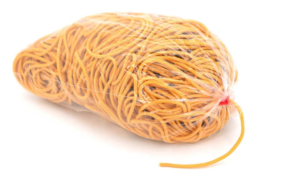 100m Gummikordel - 3mm dick - dunkelgelb