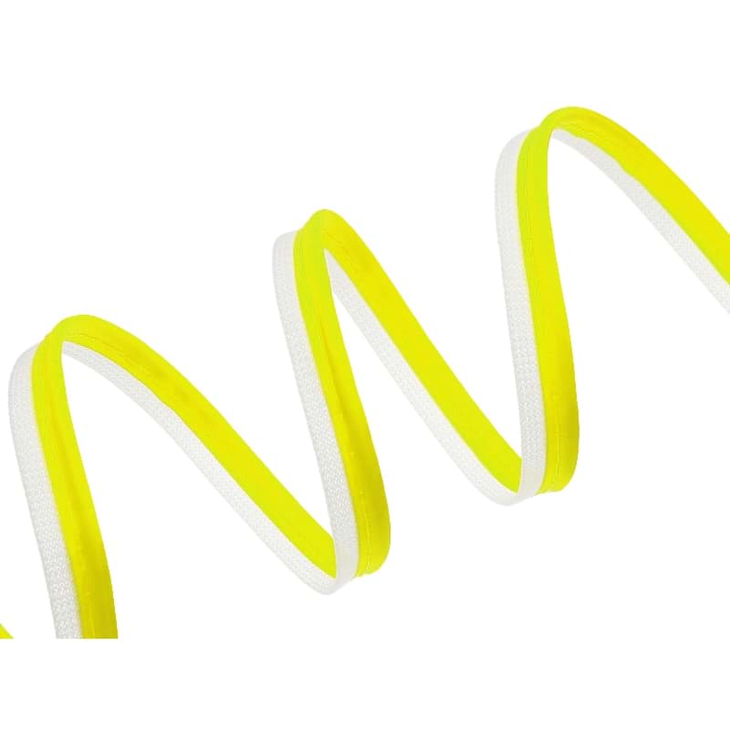 100m Reflektierendes Paspelband / Reflektorpaspel - Neongelb