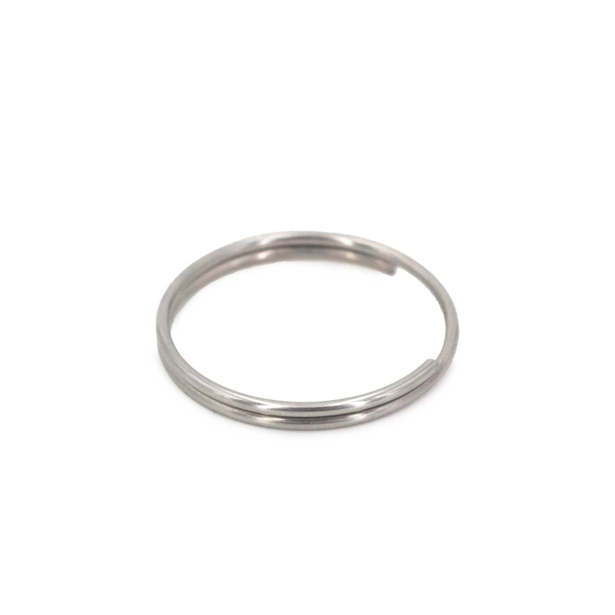 30mm Schlüsselring aus Edelstahl - 27mm Innen - 10 Stück
