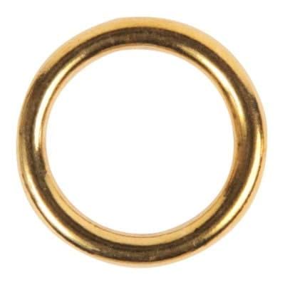 24mm Rundring (Innenmaß) aus Messing - 4mm stark - 1 Stück