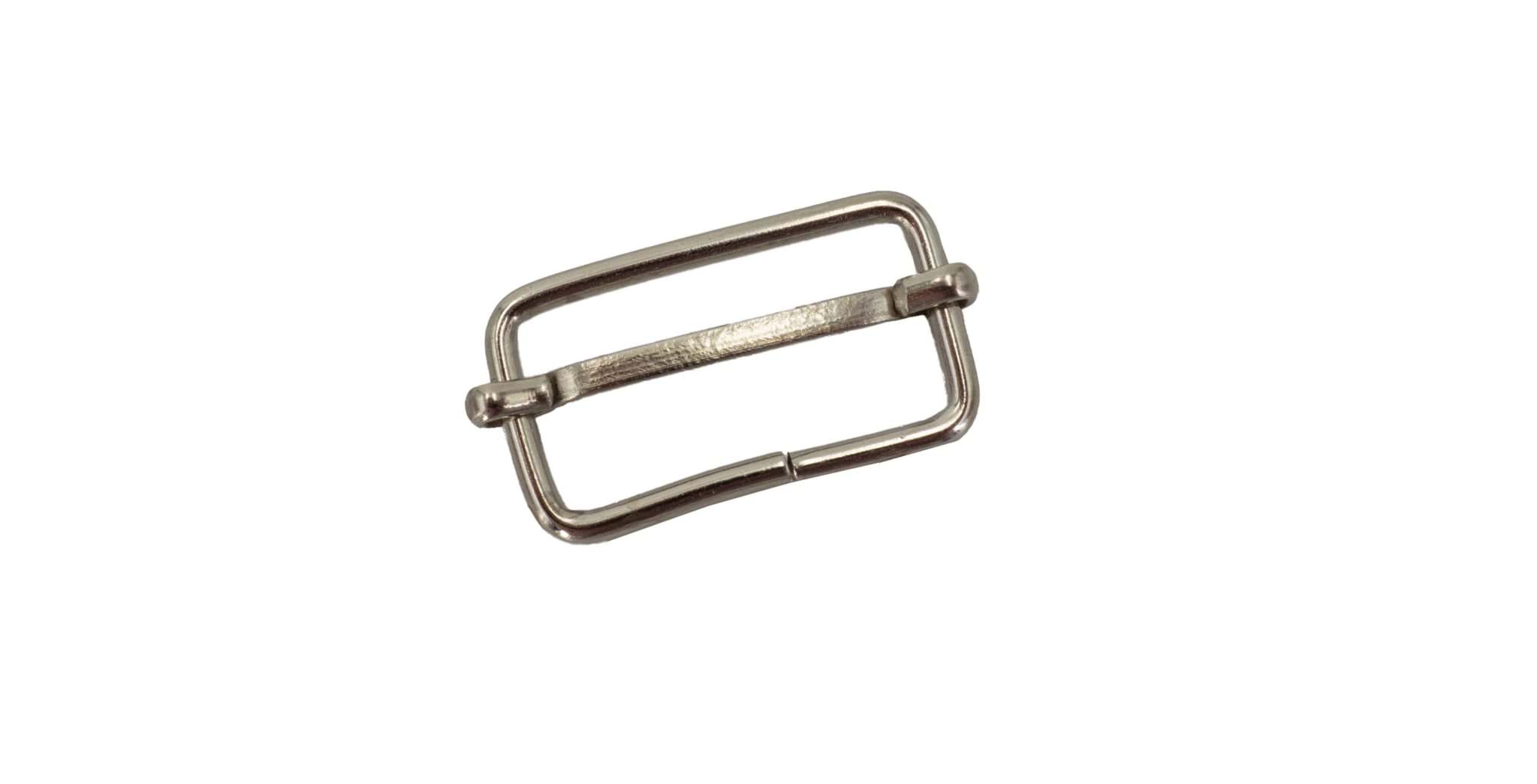 Regulator / Schieber aus Stahl - 30x15x2,5mm - für 30mm Gurtband - 1 Stück