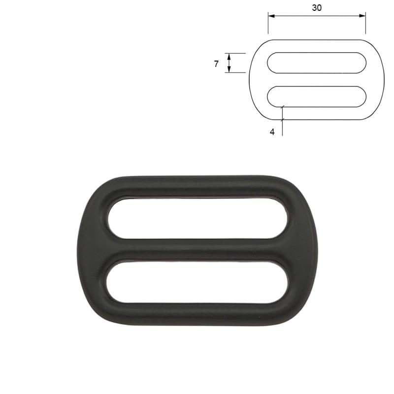 Regulator aus Zinkdruckguss - Schwarz - 30mm Durchlass - 10 Stück