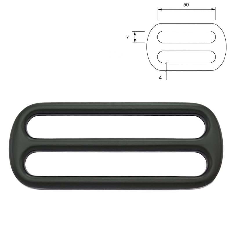 Regulator aus Zinkdruckguss - Schwarz - 50mm Durchlass - 10 Stück