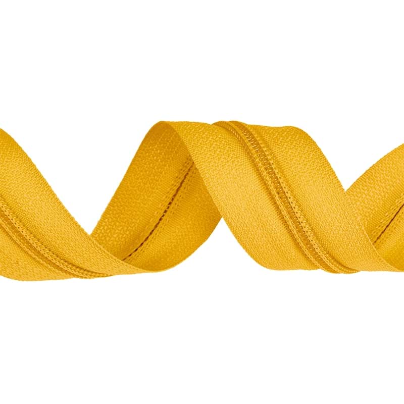 5m Reißverschluss, 3mm Schiene, Farbe: Sonnengelb