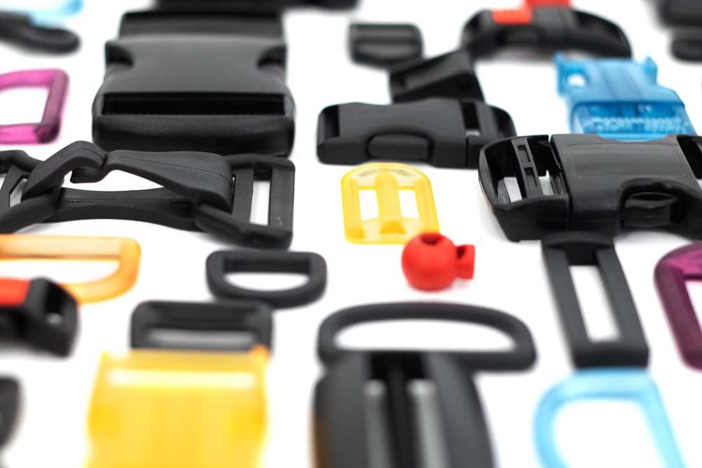 4m Klettband (Flausch &amp; Haken) - 100mm breit - Farbe: schwarz - zum Aufnähen